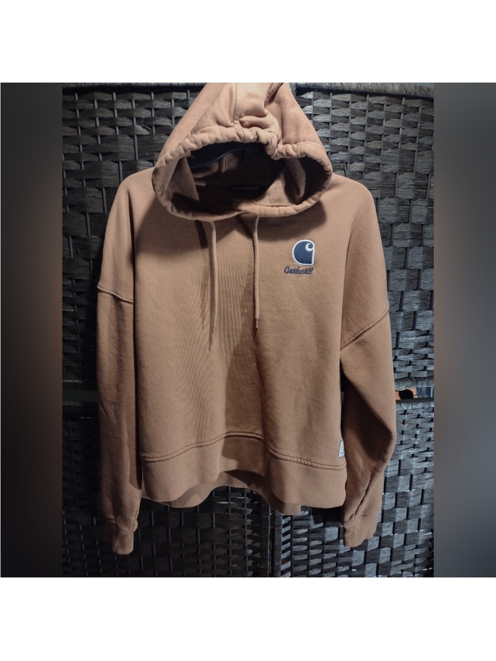 Carhartt Women's Size M TENCEL Fiber Series loose-fit graphic hooded sweatshirt